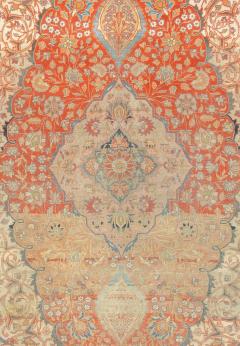 Antique Mohtasham Kashan Rug 44 x 65 - 4354494