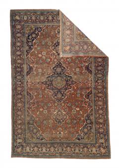 Antique Mohtasham Kashan Rug 44 x 69  - 4268317