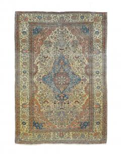 Antique Mohtasham Kashan Rug 46 x 64 - 4268320