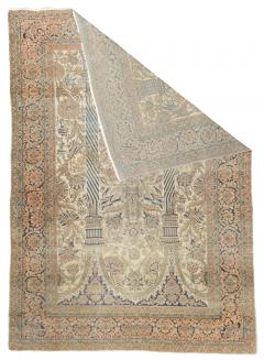 Antique Mohtasham Kashan Rug 6 9 x 9 7  - 4314866