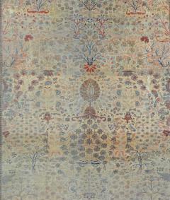 Antique Mohtasham Kashan Rug 7 8 x 9 2  - 4314033