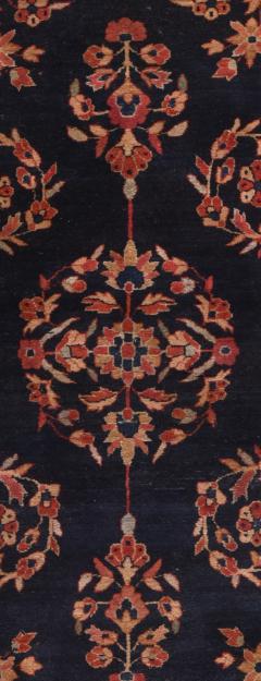 Antique Navy Mohajeran Sarouk Rug 2 9 x 6 8  - 4404581