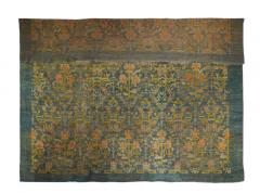 Antique Oushak Turkish Rug 12 8 x 13 4  - 4296169