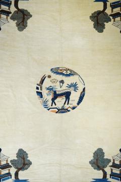 Antique Peking Rug 11 9 x 14 2  - 4328187