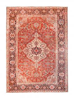 Antique Perisan Serapi Rug 8 9 x 13 0  - 4327007