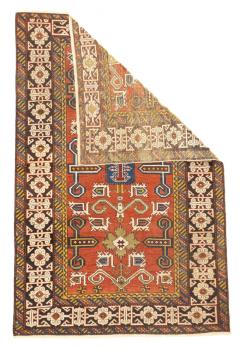 Antique Perpedil Rug 3 5 x 5 3  - 4457057