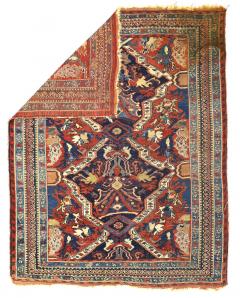 Antique Persian Afshar Rug 4 0 x 5 1  - 4295669