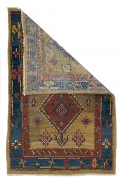 Antique Persian Bakhshaish Rug 28 x 44  - 4268158