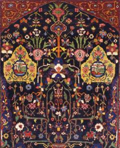Antique Persian Bakhtiari Rug 5 5 x 7 7  - 4328219