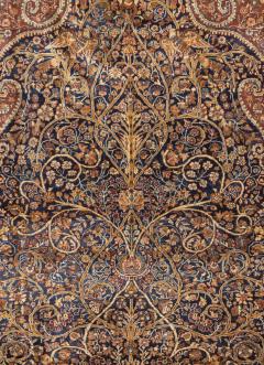 Antique Persian Dabir Kashan Manchester Rug 5 0 x 6 11  - 4327229