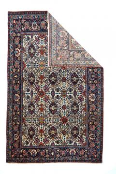 Antique Persian Dabir Kashan Rug 4 4 x 6 10  - 4457184