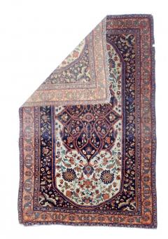 Antique Persian Farahan Sarouk Rug 4 2 x 6 6  - 4535341