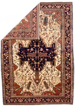 Antique Persian Farahan Sarouk Rug 4 x 3 x 6 x 6  - 4354591