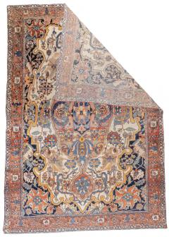 Antique Persian Farahan Sarouk Rug 6 7 x 9 7  - 4315125