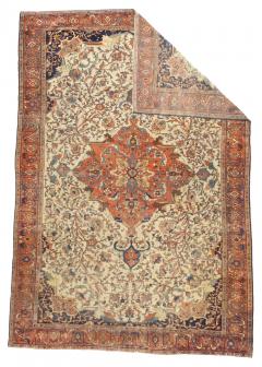 Antique Persian Farahan Sarouk Rug 7 3 x 10 5  - 4314690
