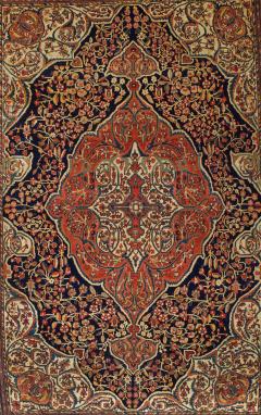 Antique Persian Farahan Sarouk Rug 8 10 x 12 5  - 4295897