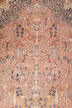 Antique Persian Haji Jailli Tabriz Rug 8 5 x 11 7  - 4296021