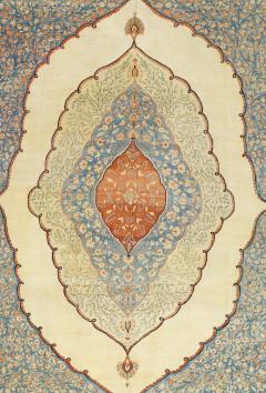 Antique Persian Haji Jailli Tabriz Rug 8 7 x 11 8  - 4296205