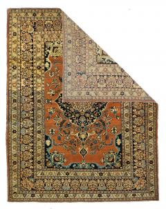 Antique Persian Haji Jalili Tabriz Rug 4 7 x 6 6  - 4295978