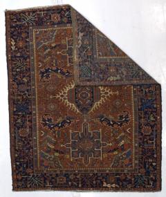 Antique Persian Heriz Rug 4 10 x 6 2  - 4295761
