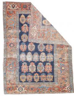 Antique Persian Heriz Rug 4 2 x 5 6  - 4295686