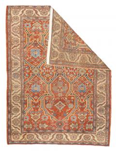 Antique Persian Heriz Rug 7 9 x 10 5  - 4328278