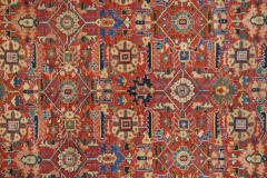 Antique Persian Heriz Rug 85 x 105  - 4268794