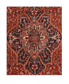 Antique Persian Heriz Rug 85 x 110 - 4269016