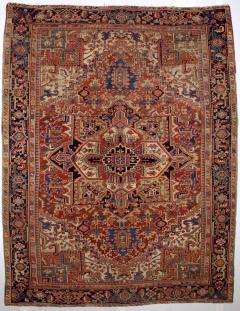 Antique Persian Heriz Rug 86 x 111  - 4268808