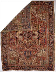 Antique Persian Heriz Rug 86 x 111  - 4268809