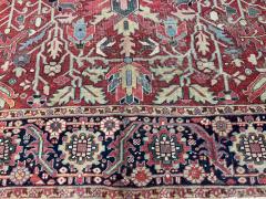 Antique Persian Heriz Serapi Rug 811 x 11 x 7  - 4354611
