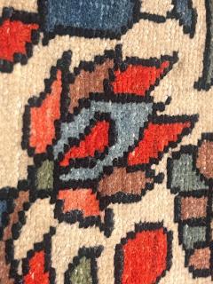 Antique Persian Heriz Wool Rug 3 11 x 4 4  - 4552411