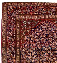 Antique Persian Isfahan One of Pair Rug 4 5 x 6 8  - 4405028