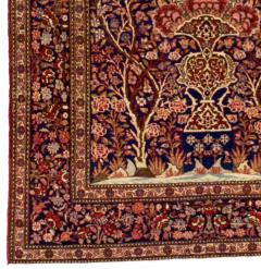 Antique Persian Isfahan One of Pair Rug 45 x 68  - 4268820