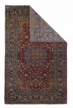 Antique Persian Isfahan Rug 4 4 x 7 2  - 4404769