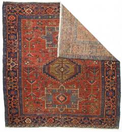Antique Persian Karajeh Heriz Rug 5 2 x 5 6  - 4404956