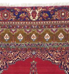 Antique Persian Kashan One of Pair Rug 43 x 6 x 8  - 4354546