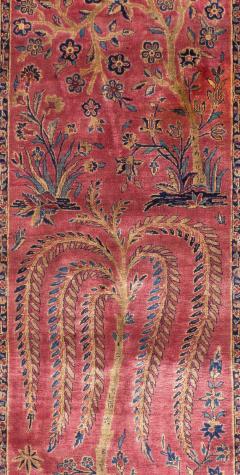 Antique Persian Kashan Rug 21 x 50  - 4268324