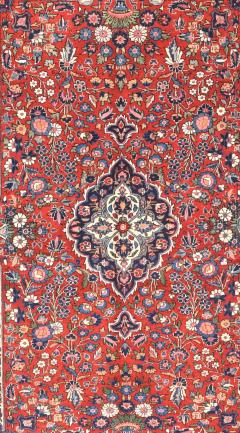 Antique Persian Kashan Rug 4 4 x 6 10  - 4457339