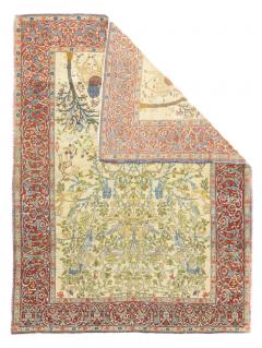 Antique Persian Kashan Rug 4 6 x 6 0  - 4314808