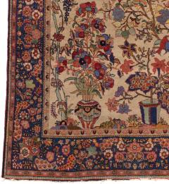 Antique Persian Kashan Rug 42 x 611  - 4268310