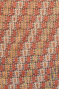 Antique Persian Khamseh Rug 4 3 x 6 4  - 4457081