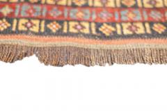 Antique Persian Khamseh Rug 4 3 x 6 4  - 4457082