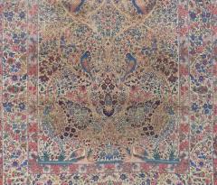 Antique Persian Lavar Kerman Rug 4 5 x 6 10  - 4327043