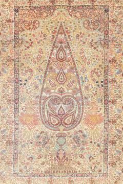 Antique Persian Lavar Kerman Rug 48 x 70  - 4355276