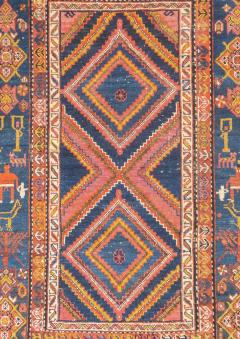 Antique Persian Malayer Rug 3 5 x 4 11  - 4295772