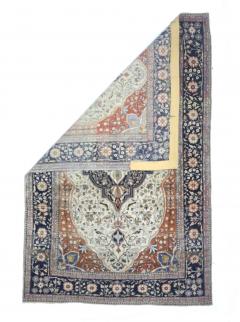 Antique Persian Mohtasham Kashan Rug 4 2 x 6 5  - 4315065