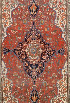 Antique Persian Mohtasham Kashan Rug 4 3 x 6 5  - 4314671