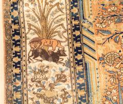 Antique Persian Mohtasham Kashan Rug 4 5 x 6 6  - 4295914