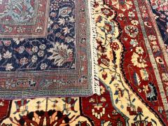 Antique Persian Mohtasham Kashan Rug 4 5 x 6 9  - 4314096